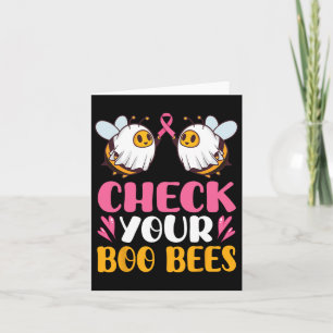 Kontrollera ditt bröst Bes Breast Cancer Awareness Kort