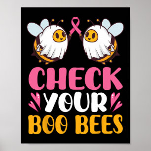 Kontrollera ditt bröst Bes Breast Cancer Awareness Poster