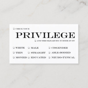 Kontrollera ditt privilegierar visitkortar visitkort