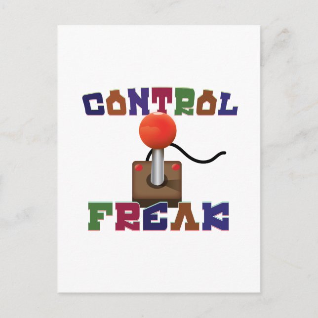Kontrollera Freak Vykort (Framsida)