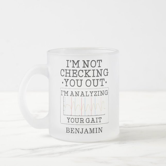 Kontrollera inte att du har en egen stråldos frostad glasmugg (Vänster)