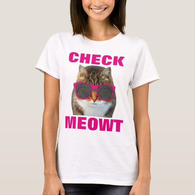 KONTROLLERA MEOWT T T-shirts (Framsida)
