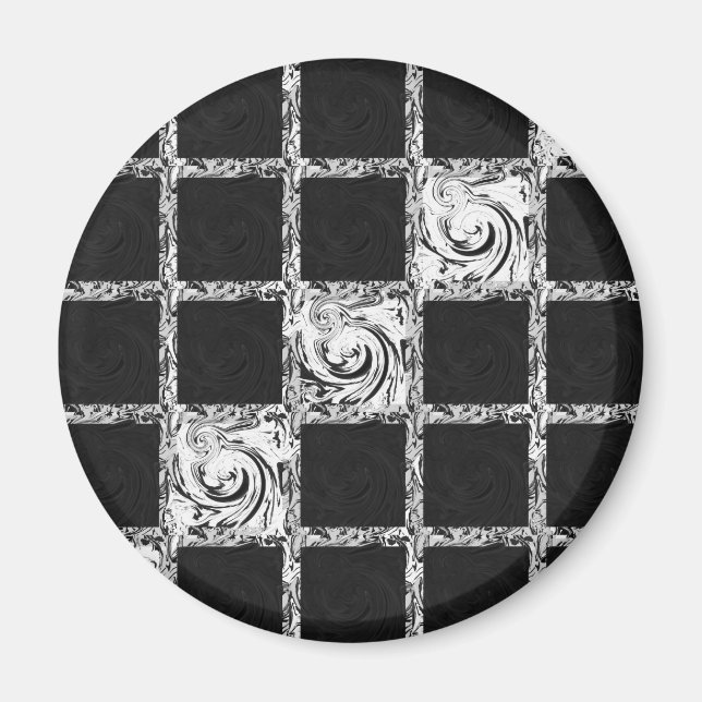 kontrollera mönster magnet (Framsidan)