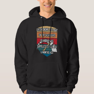Kontrollera Motor Hustru Förmodad att Berätta för Hoodie