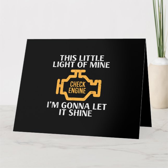 Kontrollera motorns ljussken, felfri bil automatis kort (Framsida)