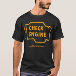 Kontrollera motorskjortan tee