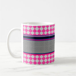 Kontrollera Rand Harlequin Mixed Mönster Design Kaffemugg