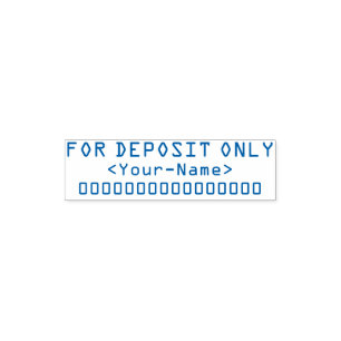 Kontrollera restriktiv information + Anpassat namn Självfärgande Stämpel