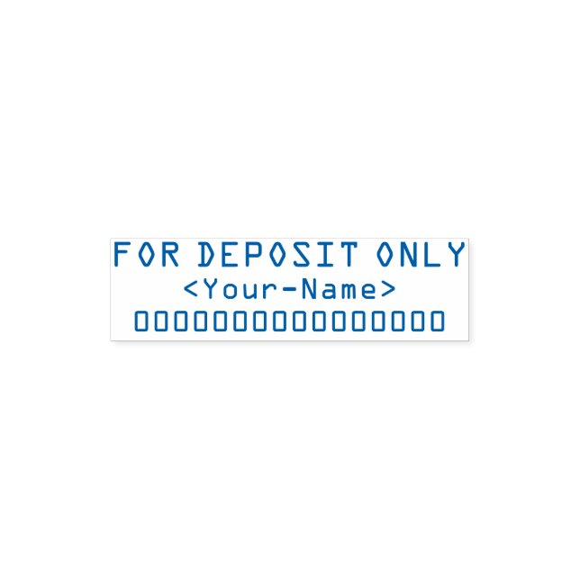 Kontrollera restriktiv information + Anpassat namn Självfärgande Stämpel (Design)