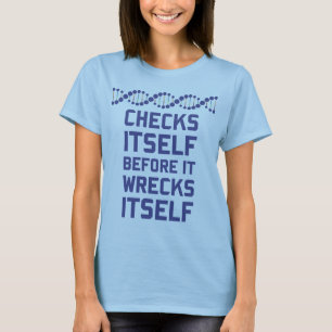 Kontrollera sig, för du havererar din DNA-genetik T-shirt