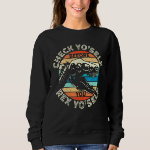Kontrollera själv innan du rex You Self T Rex Dino Shirt