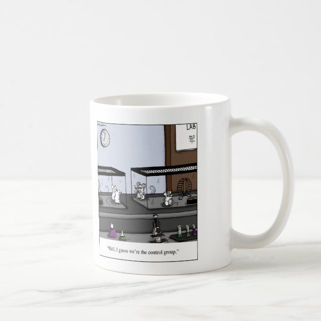 Kontrollera tecknaden för grupplabbmöss kaffemugg (Höger)