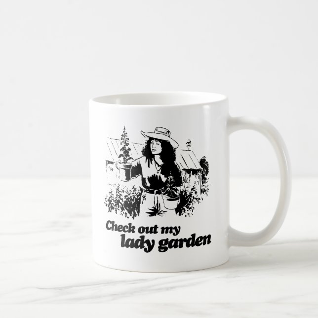 KONTROLLERA UT MIN DAMTRÄDGÅRD - .PNG KAFFEMUGG (Höger)