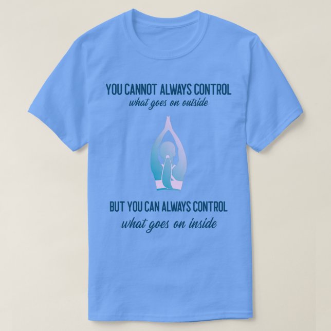 Kontrollera vad som händer inuti t shirt (Design framsida)