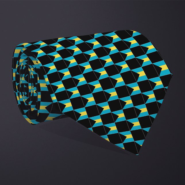 Kontrollerad Bahamas Flagga Mönster Slips (Skapare uppladdad)