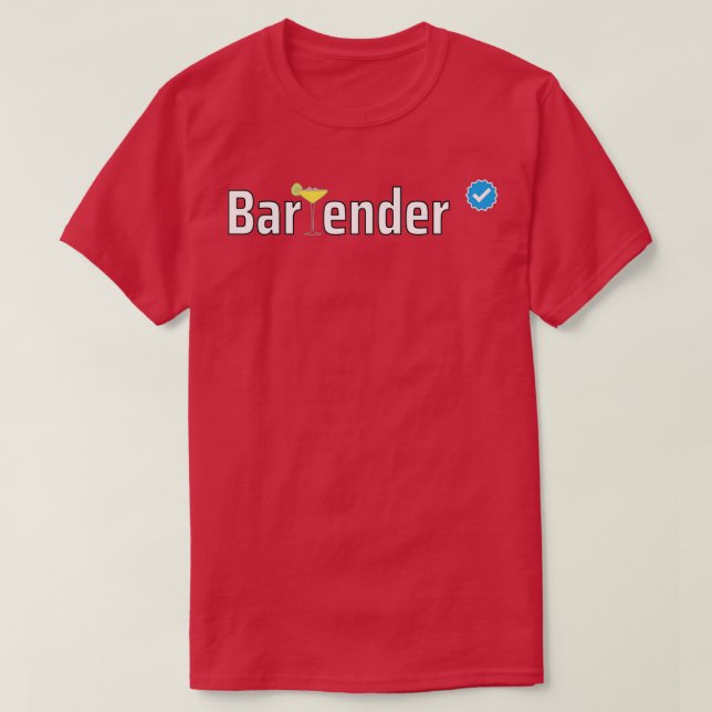 Kontrollerad Bartender 2 T Shirt (Design framsida)