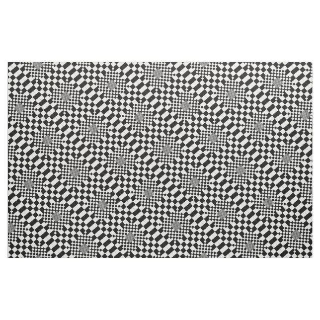Kontrollerad bild tyg (Fat Quarter)