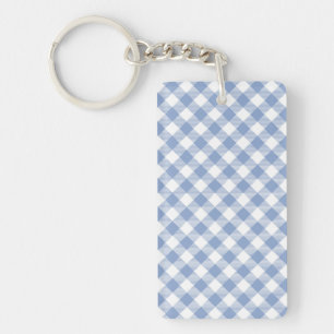 Kontrollerad Blue Gingham Classic Mönster