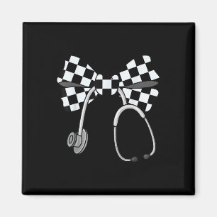 Kontrollerad coquette Nurse Stethoscope Bow-kontro Magnet