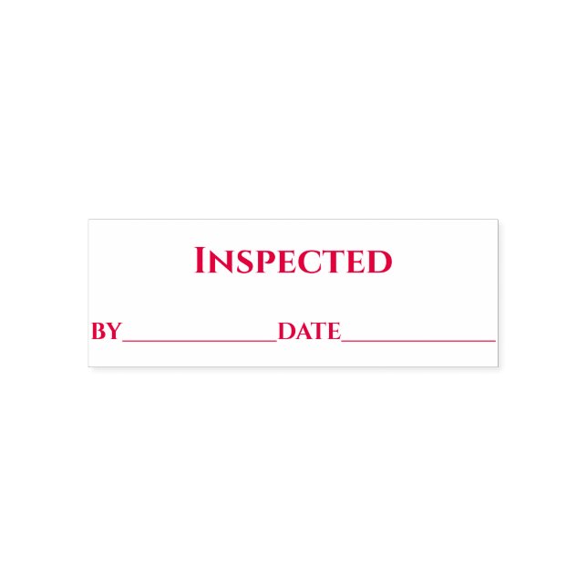 Kontrollerad datum självbläckande gummistämpel självfärgande stämpel (Design)