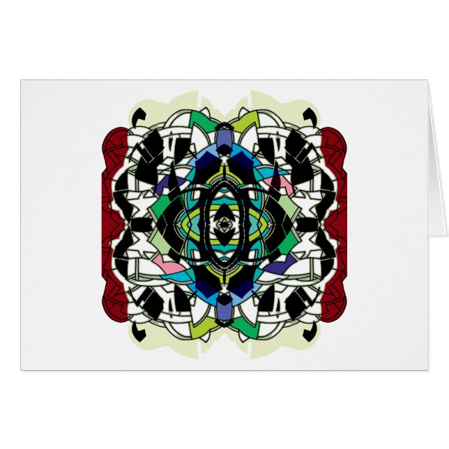 Kontrollerad design hälsningskort (Framsidan Horizontal)