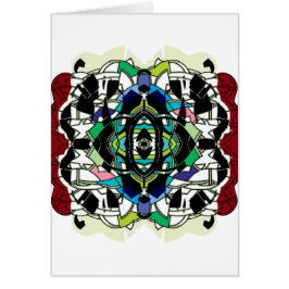 Kontrollerad design hälsningskort