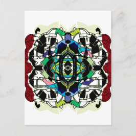 Kontrollerad design vykort