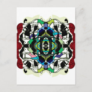 Kontrollerad design vykort