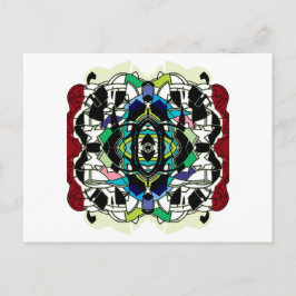 Kontrollerad design vykort