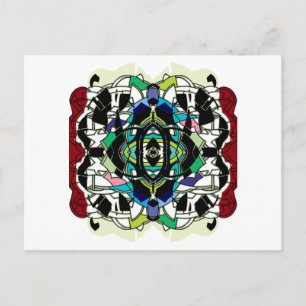 Kontrollerad design vykort