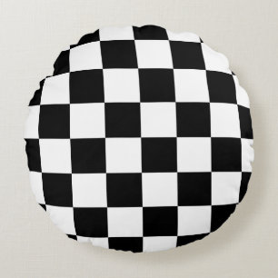 Kontrollerad Flagga Rund Kudde
