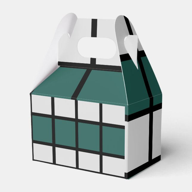 Kontrollerad Grått-svart Presentaskar (Framsidan Sidan)