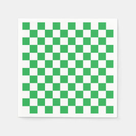 Kontrollerad Grönt och vitt Pappersservett