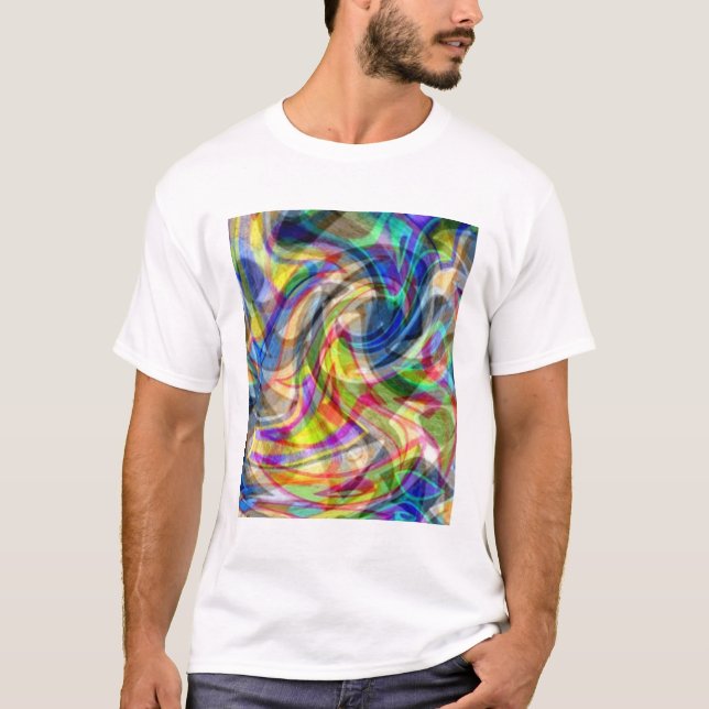 Kontrollerad kaos t-shirt (Framsida)