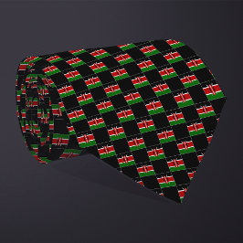 Kontrollerad Kenya Flagga Mönster Slips