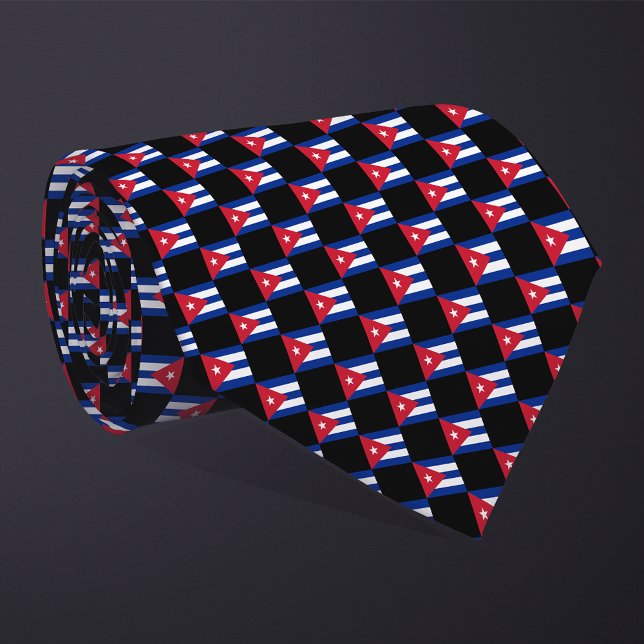 Kontrollerad Kuba Flagga Mönster Slips (Skapare uppladdad)