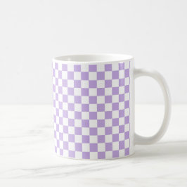 Kontrollerad lavender och vit kaffemugg