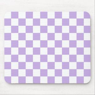 Kontrollerad lavender och vit musmatta