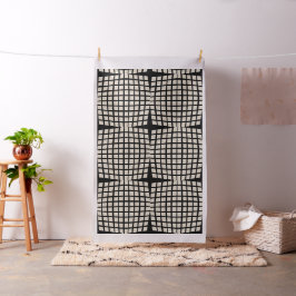 Kontrollerad Linen Mönster Fabric Tyg