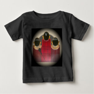 Kontrollerad Maasai-familjen Porträtt T-shirt