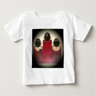Kontrollerad Maasai-familjen Porträtt T Shirt