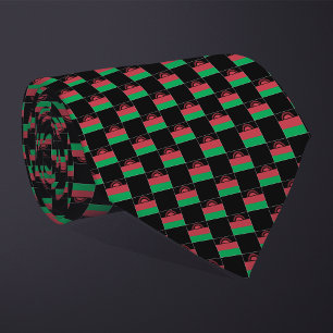 Kontrollerad Malawi Flagga Mönster Slips