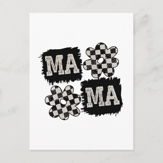 Kontrollerad Mamma Mors dag Mamma som ska Vykort (Framsida)