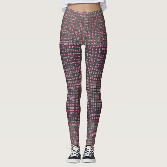 Kontrollerad Mönster.01 Leggings (Framsida)