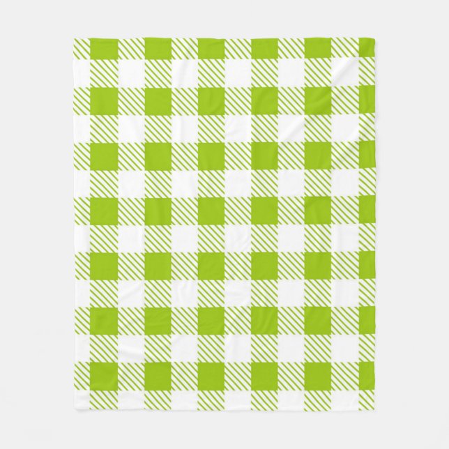 Kontrollerad mönster fleecefilt (Framsidan)