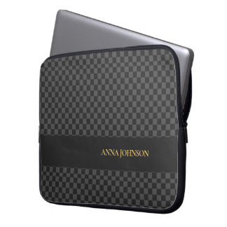 Kontrollerad Mönster Personlig Namn Laptop Fodral