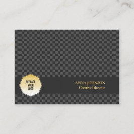 Kontrollerad Mönster Personlig Namn Visitkort