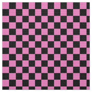 Kontrollerad Mönster Rosa Black Glitter, Trendig C Tyg