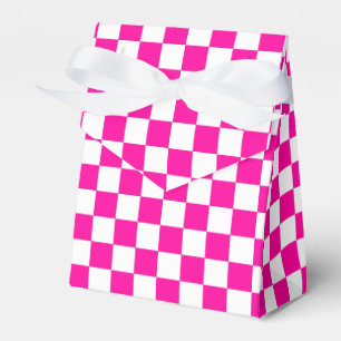 Kontrollerad Neon Rosa och White Presentaskar