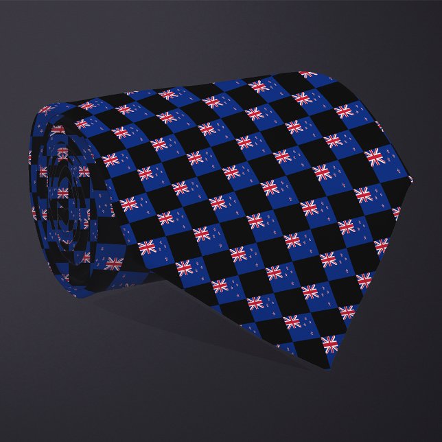 Kontrollerad Nya Zeeland Flagga Mönster Slips (Skapare uppladdad)